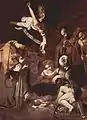 Natividad con los santos Lorenzo y Francisco (1600)