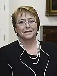 Michelle Bachelet Jeria(2006-2010, 2014-2018)72&nbsp;años