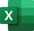 Logo de Microsoft Excel desde 2018