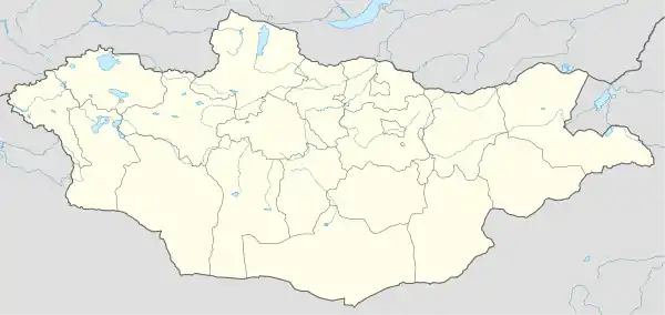 Zuunmod ubicada en Mongolia