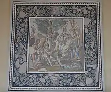 Mosaico con el tema del juicio de Paris procedente de Antioquía del Orontes, ca. 115-150&nbsp;d.&nbsp;C.