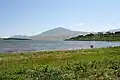 Lago Tabatskuri y monte Shavnabada