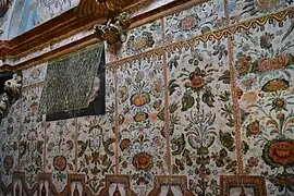 Decoración del palacio episcopal de Albarracín, mediados del siglo&nbsp;XVIII.