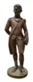 Eugène Guillaume, Bonaparte, lieutenant d'artillerie, c. 1870, dépôt du MAD.
