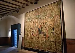 Sala de tapices.