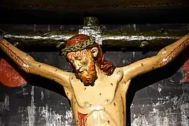 Cristo gótico. Sandoval de la Reina, siglo&nbsp;XV.