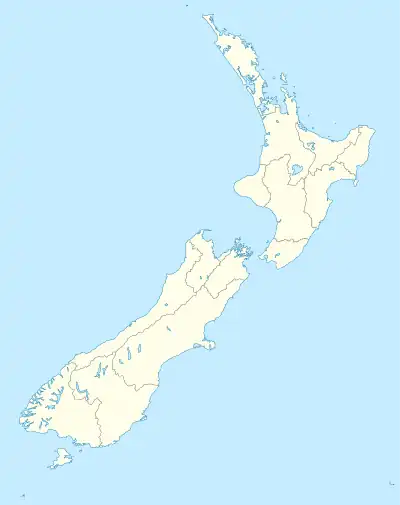 Auckland ubicada en Nueva Zelanda
