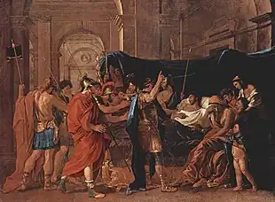 Poussin, La muerte de Germánico