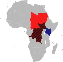alt=&nbsp;&nbsp;&nbsp;&nbsp;&nbsp;Colonización existente y asistida (Residente)
&nbsp;&nbsp;&nbsp;&nbsp;&nbsp;Extinto
&nbsp;&nbsp;Posiblemente extinto