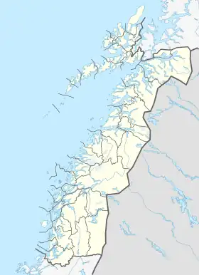Evenes ubicada en Nordland