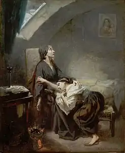 Una familia desafortunada o Suicidio, 1852, Musée Fabre, Montpellier