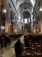Nave central, en un concierto.