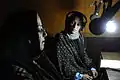 Una transmisión de radio regional en vivo en Farāh en 2013
