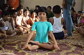 Padmasana,postura del loto.