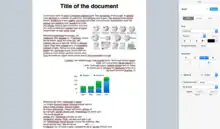 Texto con título y párrafos