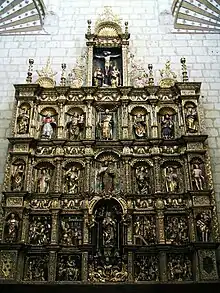 Retablo mayor de la iglesia del convento de San Pablo de Palencia.
