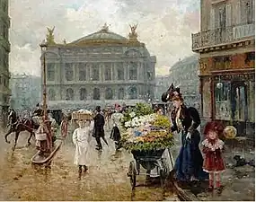 Paris, Place de l'Opera, de Joaquín Pallarés.