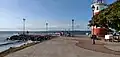 Paseo marítimo en Puntarenas.