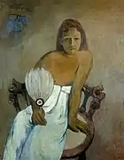 Paul Gauguin:Junges Mädchen mit Fächer
