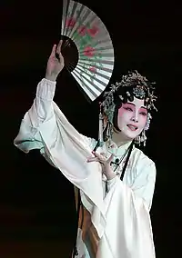 Intérprete de ópera Kun Qu en Pekín - China China.