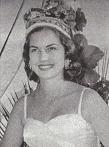 Miss Mundo 1958Penelope Coelen&nbsp;Sudáfrica.