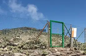 Valla de protección.