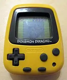 Pokémon Pikachu, también conocido como Pocket Pikachu.