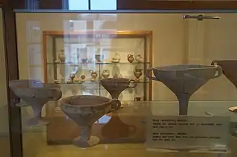 Piezas de cerámica de Agios Konstantinos.