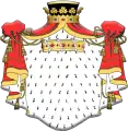 Abrigo de presidente con mortero y barón en el siglo&nbsp;XVIII