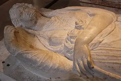 Detalle del sarcófago de la sacerdotisa