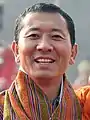 Lotay Tshering,  Primer Ministro de Bután.