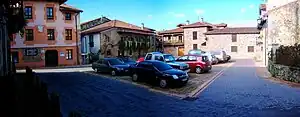 Plaza del Marqués de Valdecilla en Liérganes.