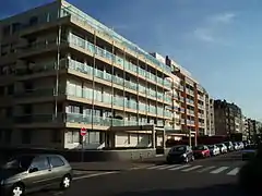 Arquitectura de los años 1970 en la rue Aguado