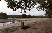 Desembocadura del río Perales en el Alberche, en Aldea del Fresno (Madrid)