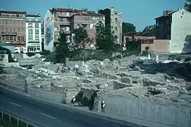 Los alrededores del Odeón en 1992.