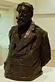 Busto de James Ensor en el Kunstmuseum de Ostende.