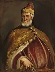 Tiziano, El Dogo Andrea Gritti (1523-1538)