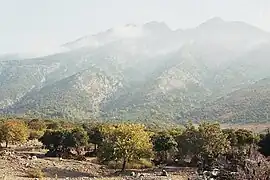 Vista del interior desde la costa norte