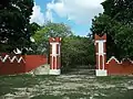 Entrada de la hacienda San Antonio Millet.