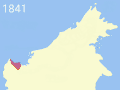 Ganancias territoriales de 1841 a 1905