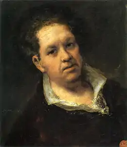 Francisco Goya Autorretrato, (1815)