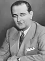 Líder de la Mayoría del Senado Lyndon B. Johnson de Texas