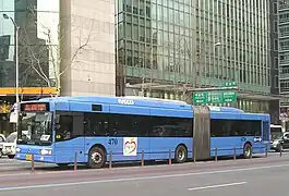 Irisbus CityClass italiano articulado 18&nbsp;m en Seúl, Corea del Sur