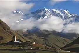 El Shjara (5193&nbsp;m), punto culminante de Georgia
