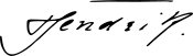 Firma de Enrique de Mecklemburgo-Schwerin