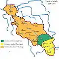 1185-1201&nbsp;&nbsp;&nbsp;&nbsp;&nbsp;Bolesław I&nbsp;&nbsp;&nbsp;&nbsp;&nbsp;Jarosław&nbsp;&nbsp;&nbsp;&nbsp;&nbsp;Mieszko I