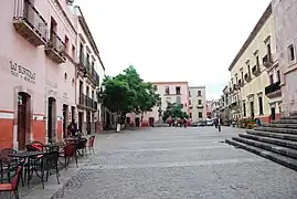 Plaza de San Agustín en Zacatecas.