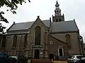 Zevenbergen: Iglesia protestante de Santa Catalina, siglo&nbsp;XV, reconstrruida tras la Segunda Guerra Mundial.