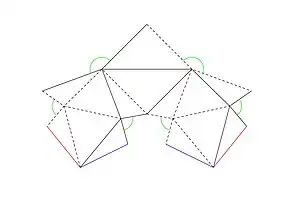 Desplegable del politopo de Steffen