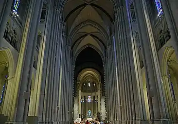Bóvedas de la Catedral de San Juan el Divino, Nueva York.